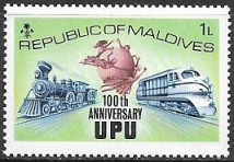 Maldivas   #496 1974