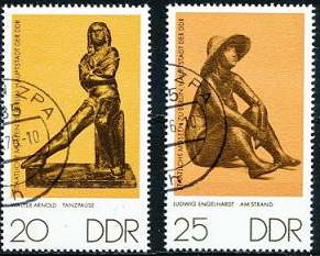 Alemania Republica Democratica  #1736 - 1737  1976