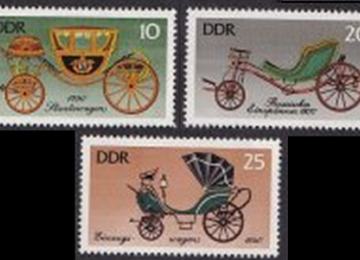 Alemania Republica Democratica  #1741 - 1743  1976  Usadas