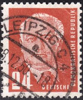 Alemania Republica Democratica #55 1950