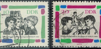 Alemania Republica Democratica   #696 - 697  1964