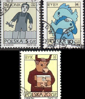 Polonia #3277 - 3279  1996