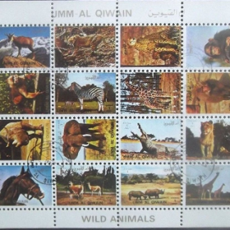 Umm al-Qaywayn   Mi#1018A-1033AKB  Serie completa mini bloque