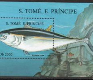 Santo Tomé y Príncipe  #1306  1996  Hoja Souvenier  Usada