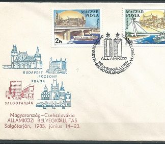 Hungria #2904 - 2905  1985  F.D.C.