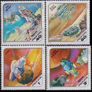 Hungria #C393 - C397  1 978  Serie incompleta usadas falta #C396