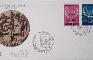 Naciones Unidas   Ginebra #87 - 88  1979  F.D.C Serie completa
