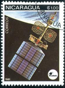 Nicaragua #1130 1981 "Comunicación satelital"