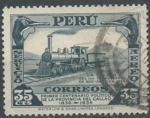 PERU #C13  1936  Usadas