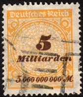 Alemania #296 1923 Usada