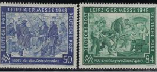 Alemania #582 - 583 1948 Nuevas Serie completa