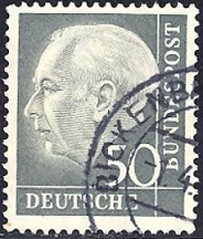 Alemania #714 1954