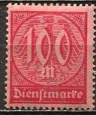 Alemania #O21 1922 Nueva