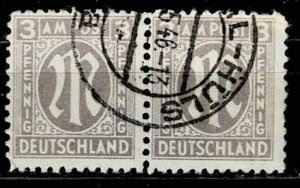 Alemania Ocupación aliada #3N2 1945 Par
