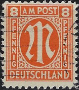 Alemania Ocupacion aliada #3N6 1945 Usada 1/3 Precio de catalogo