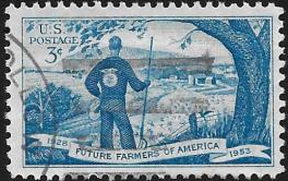 ESTADOS UNIDOS # 1024  1953  USADA