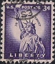 ESTADOS UNIDOS # 1035  1954  USADA