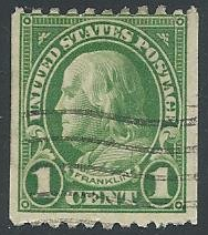ESTADOS UNIDOS #604 1924 USADA