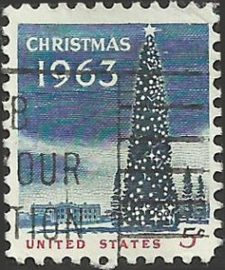 ESTADOS UNIDOS # 1240  1963  USADA «Navidad»
