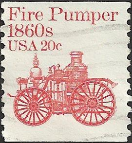 ESTADOS UNIDOS # 1908 1981 "Camión autobomba contra incendios"