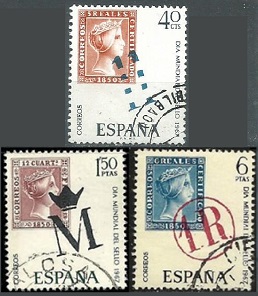 España #1468 - 1470  1967  Serie completa