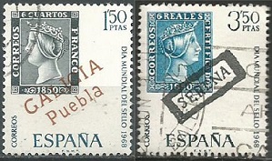 España #1527 - 1528  1968  Serie completa