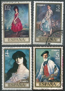 España # 1665 y #1667 - 1669 1971