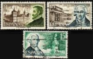 España # 1744 - 1746  1971  Serie completa