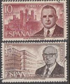 España # 1875 - 1876   1975 Usada