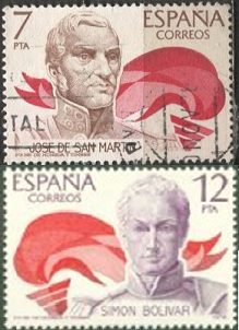España #2116 - 2117  1978  Serie completa  usada y nueva