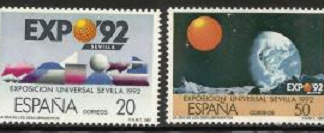 España #2540 - 2541   1987  Serie completa