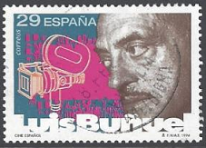 España #2757   1994  "Luis Buñuel, cineasta"