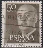 España #821 1954