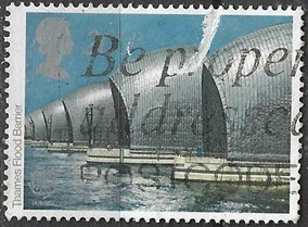 Gran Bretaña   #1020   1983 "Barrera anti inundaciones del Tamesí"