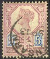 Gran Bretaña #118 1887