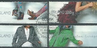 Islandia #1260 - 1263 2012  Serie completa