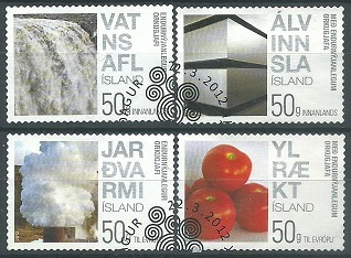 Islandia #1264 - 1267 2012 Serie completa