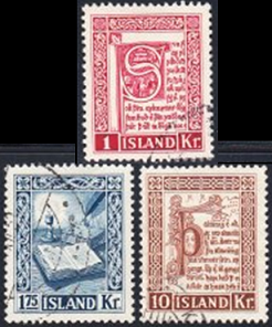 Islandia #280 - 282 1953
