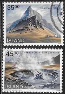 Islandia #678 - 679 1989 Serie completa