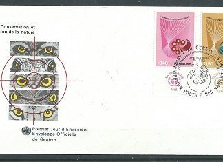 Naciones Unidas - Ginebra   #111 - 112  1982 F.D.C.