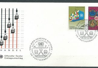 Naciones Unidas - Viena   #35 - 36  1983   F.D.C.