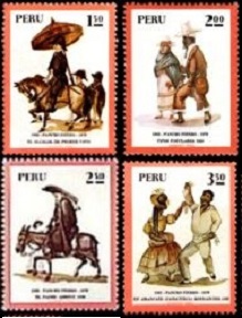 PERU #605-608 1973