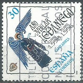 España #2812   1995  Usada  Año jubilar lebaniego