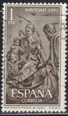 España #1151   1962  "Navidad"