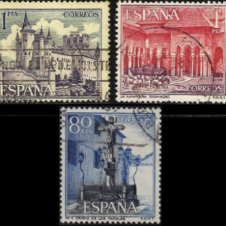 España #1204 - 1206  1964