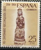 España #1264  1964  España "Madona del Alcázar"