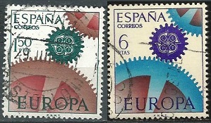 España #1465 - 1466   1967  Serie completa