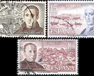 España # 1807 - 1809 1974 Serie completa