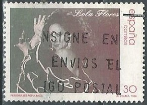 España #2862 1996 "Lola Flores"