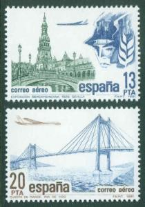 España #C179 - C180 1981  Usadas  Serie completa